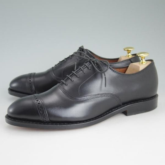 新品★(米)アレンエドモンズ 7E【定価￥75,900-★パンチドキャップトゥ/Fifth Avenue】カーフ/黒/メンズ/ALLEN EDMONDS★d022