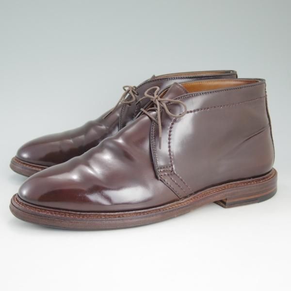 ★オールデン 9E【貴重★シガー色/コードバン/(ハワイ)LEATHER SOUL別注】チャッカブーツ/バリーラスト/レザーソウル/13132/Alden★d023