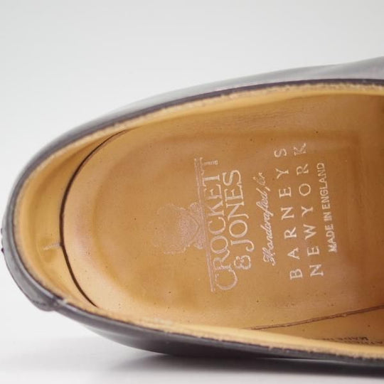 極上★クロケット&ジョーンズ 6.5E【★バーニーズNY別注/HALLAM/ハラム】カーフ/348ラスト/BARNEYS NEW YORK/Crockett&Jones★d024