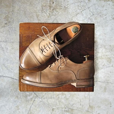 ほぼ未使用★(仏)サルトル(レディース) SIZE 35【★定価￥85,320-/ストレートチップ】短靴/ヌバック/薄茶/ベージュ/SARUTORE★d028