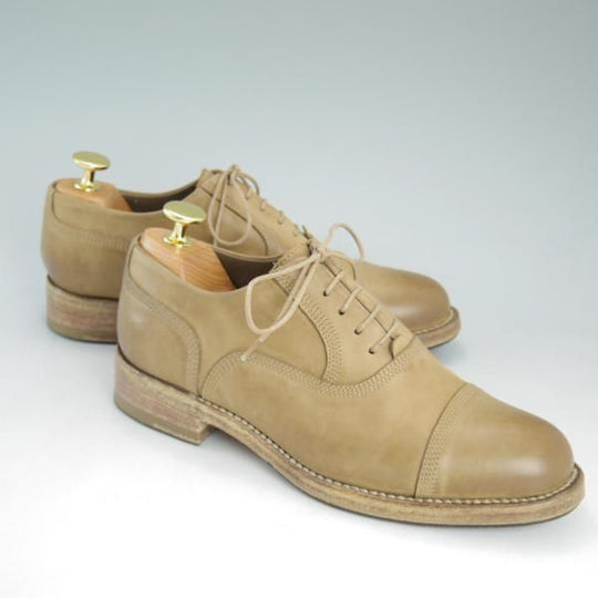 ほぼ未使用★(仏)サルトル(レディース) SIZE 35【★定価￥85,320-/ストレートチップ】短靴/ヌバック/薄茶/ベージュ/SARUTORE★d028