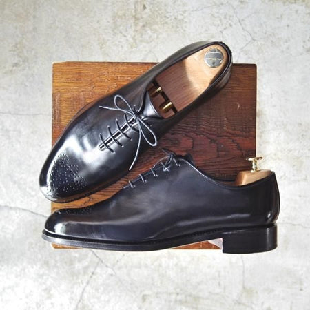 極上★(スペイン製)ヤンコ SIZE 8.5【★グッドイヤーウェルテッド製法】ホールカット/黒/カーフ/YANNKO★d029