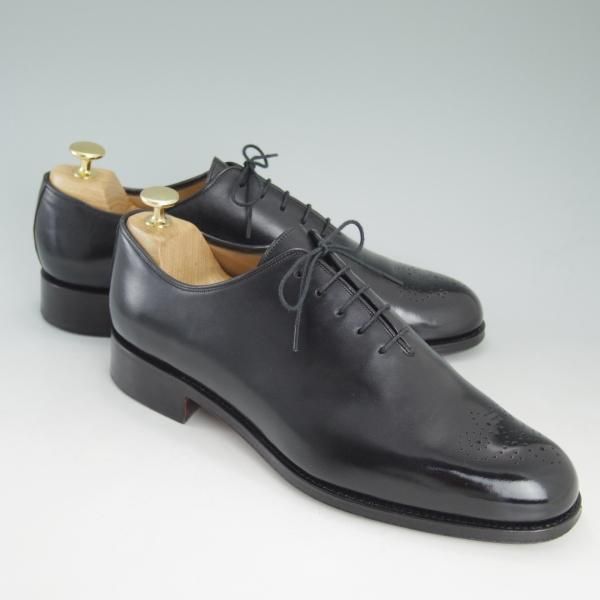 極上★(スペイン製)ヤンコ SIZE 8.5【★グッドイヤーウェルテッド製法】ホールカット/黒/カーフ/YANNKO★d029