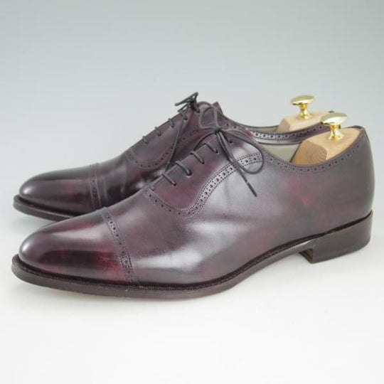 極美品★シェットランドフォックス SIZE 9【★グッドイヤーウェルテッド製法】532F/クォーターブローグ/赤茶/カーフ/Shetlandfox★d033