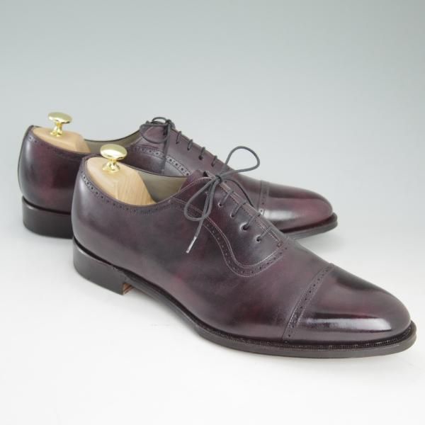 極美品★シェットランドフォックス SIZE 9【★グッドイヤーウェルテッド製法】532F/クォーターブローグ/赤茶/カーフ/Shetlandfox★d033