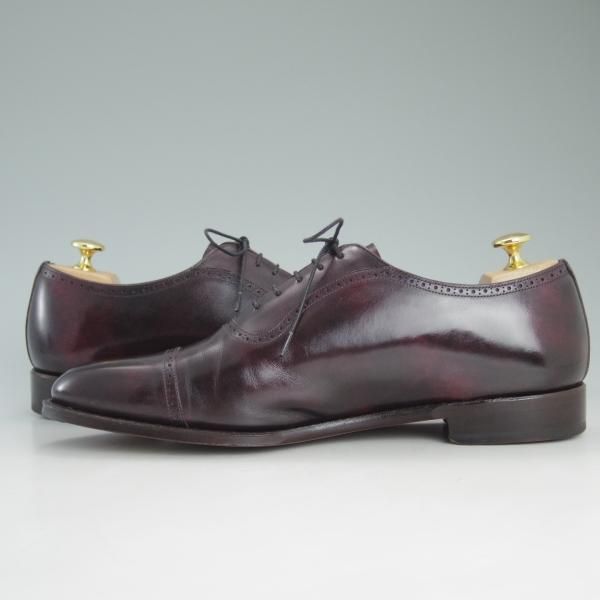 極美品★シェットランドフォックス SIZE 9【★グッドイヤーウェルテッド製法】532F/クォーターブローグ/赤茶/カーフ/Shetlandfox★d033