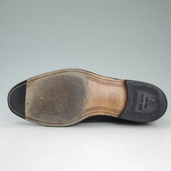 極上★スコッチグレイン SIZE 26.5【★伊勢丹メンズ別注/Isetan Men's】3908/パンチドキャップトゥ/黒/カーフ/SCOTCH GRAIN★d034