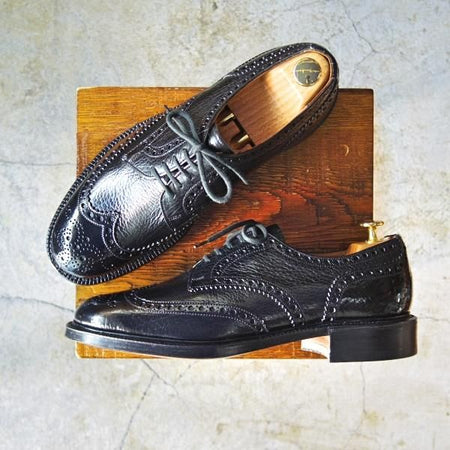 未使用★チャーチ 85F/UK8.5【貴重★バーウッドの外羽根タイプ】81ラスト/RANCH OXHIDE/旧チャーチ/３都市ロゴ/Eskdale/Church's★d038