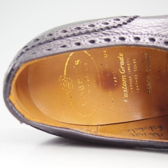 未使用★チャーチ 85F/UK8.5【貴重★バーウッドの外羽根タイプ】81ラスト/RANCH OXHIDE/旧チャーチ/３都市ロゴ/Eskdale/Church's★d038