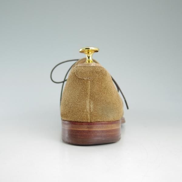 極上★クロケット&ジョーンズ 5.5E【★トゥモローランド別注/TOMORROWLAND】317ラスト/Burford/スエード/薄茶/Crockett&Jones★d040