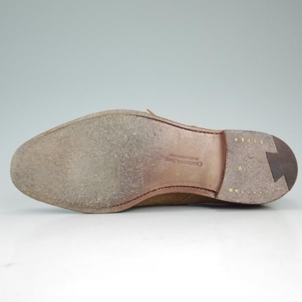 極上★クロケット&ジョーンズ 5.5E【★トゥモローランド別注/TOMORROWLAND】317ラスト/Burford/スエード/薄茶/Crockett&Jones★d040