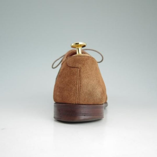 極上★クロケット&ジョーンズ 7.5E【★ハンドグレードライン/BELGRAVE】337ラスト/スエード/Crockett&Jones★d041