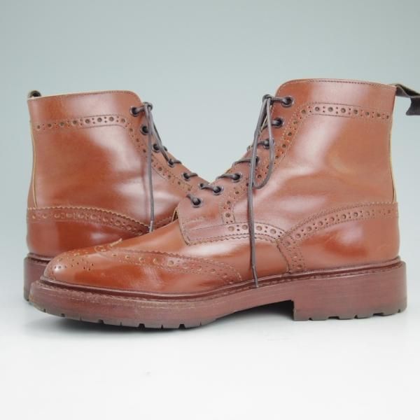 極上★トリッカーズ SIZE 7【貴重★UNION WORKS別注/マロンアンティーク/MALTON/モールトン】M2508/カントリーブーツ/Tricker's★d044