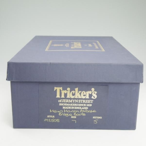 極上★トリッカーズ SIZE 7【貴重★UNION WORKS別注/マロンアンティーク/MALTON/モールトン】M2508/カントリーブーツ/Tricker's★d044