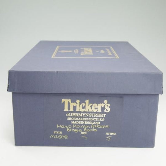 極上★トリッカーズ SIZE 7【貴重★UNION WORKS別注/マロンアンティーク/MALTON/モールトン】M2508/カントリーブーツ/Tricker's★d044