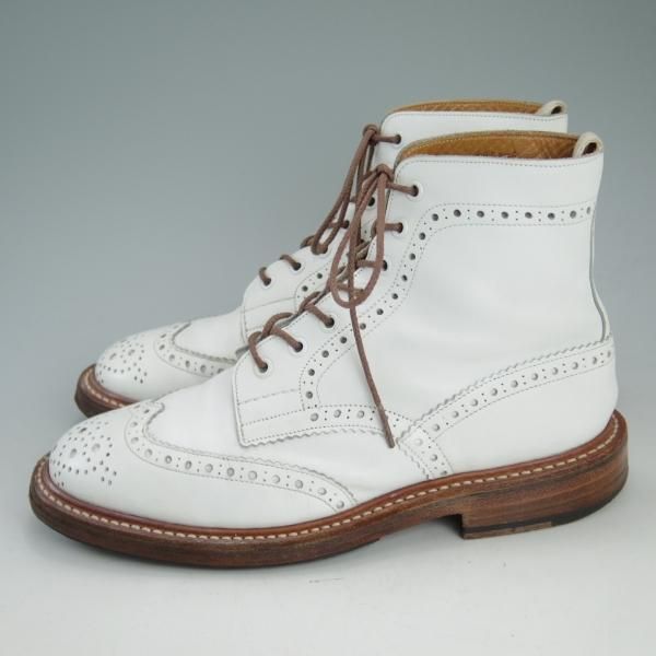 極上★トリッカーズ SIZE 6【★カントリーブーツ/STOW/ストウ】5634/白/WHITE ANILINE/ホワイトアニリンカーフ/カーフ/Tricker's★d045