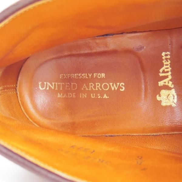極上★オールデン 8D【★ユナイテッドアローズ別注/UNITED ARROWS/バリーラスト】チャッカブーツ/スエード/茶/1379/Alden★d049