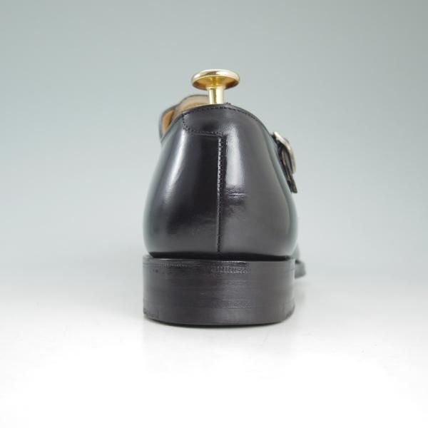 美品★チャーチ 60G/UK6【貴重★ベティスカーフ仕様/MILLTOWN/5都市ロゴ】150ラスト/ダブルモンク/黒/Church's★d050