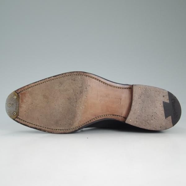 美品★チャーチ 60G/UK6【貴重★ベティスカーフ仕様/MILLTOWN/5都市ロゴ】150ラスト/ダブルモンク/黒/Church's★d050