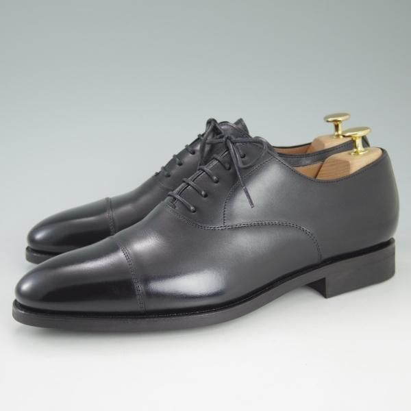 極美品★(スペイン製)カルミナ SIZE 8【★ダイナイトソール似仕様】ストレートチップ/80583/カーフ/黒/CARMINA★d058