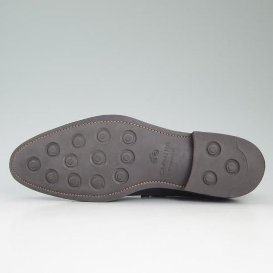 極美品★(スペイン製)カルミナ SIZE 8【★ダイナイトソール似仕様】ストレートチップ/80583/カーフ/黒/CARMINA★d058