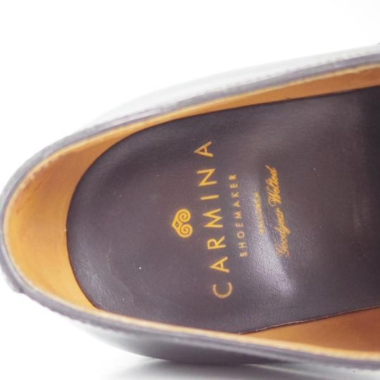 極美品★(スペイン製)カルミナ SIZE 8【★ダイナイトソール似仕様】ストレートチップ/80583/カーフ/黒/CARMINA★d058