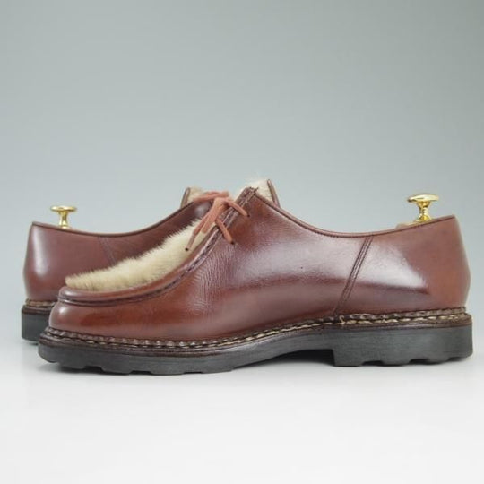 極上★パラブーツSIZE 43【貴重★フォック仕様/MICHAEL/旧ロゴ】ミカエル/マロン/リスレザー/マルシェソール/Paraboot★d060