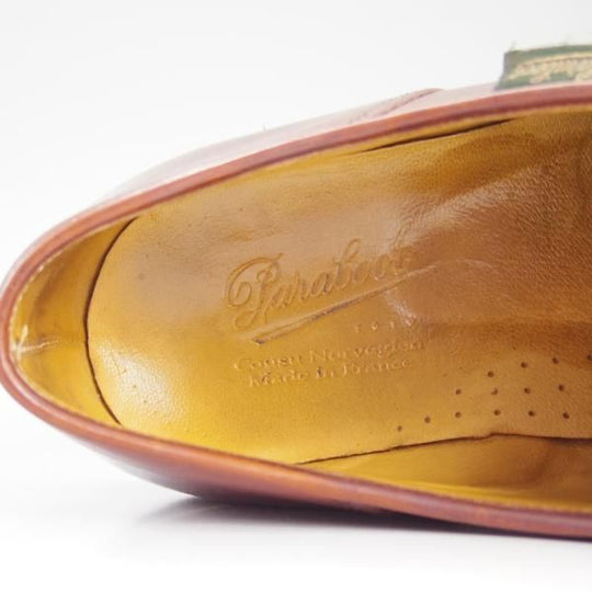 極上★パラブーツSIZE 43【貴重★フォック仕様/MICHAEL/旧ロゴ】ミカエル/マロン/リスレザー/マルシェソール/Paraboot★d060