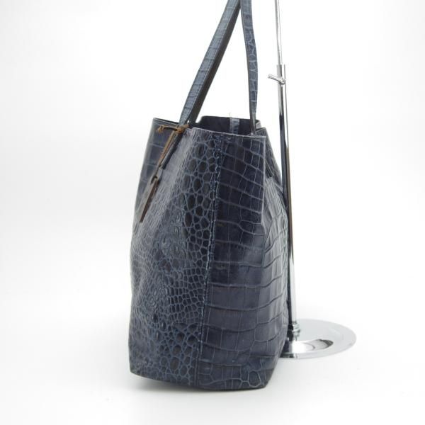 極上★フェリージ/Felisi【定価7.5万円★トートバッグ/11-91】紺/レザー/クロコ型押し/トート バッグ/メンズ&レディース/ビジネス★N5261