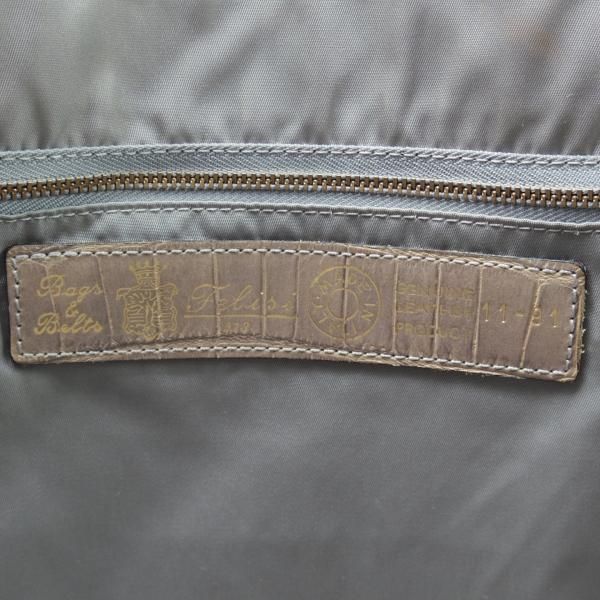 極上★フェリージ/Felisi【定価7.5万円★トートバッグ/11-91】レザー/クロコ型押し/トート バッグ/メンズ&レディース/ビジネス★N5262