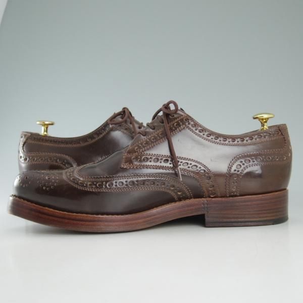 極美品★(独)ハインリッヒ・ディンケラッカー SIZE 8【貴重★ダークコニャック・コードバン仕様】Rio/リオ/Heinrich Dinkelacker★d062