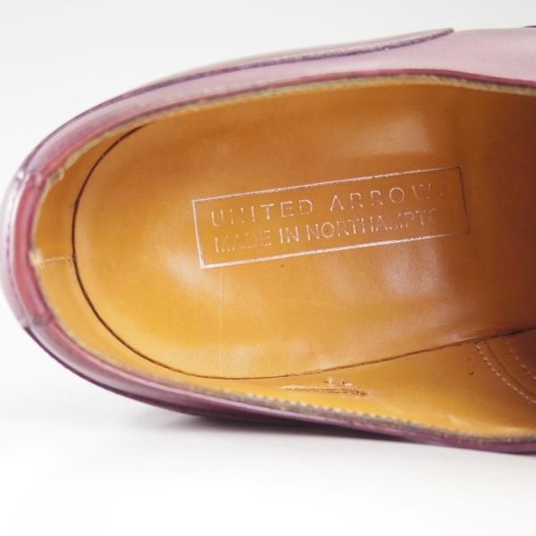 ★(英)チーニー 6.5F【★ユナイテッドアローズ別注】ストレートチップ/カーフ/メンズ/赤茶/靴/UNITED ARROWS/CHEANEY★d065