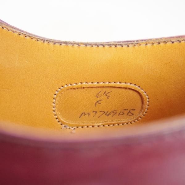 ★(英)チーニー 6.5F【★ユナイテッドアローズ別注】ストレートチップ/カーフ/メンズ/赤茶/靴/UNITED ARROWS/CHEANEY★d065