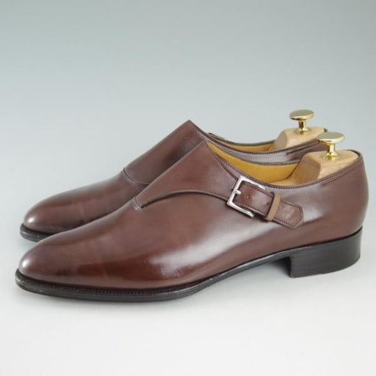 ★ジョンロブ 7E【定価20万円以上★プレステージライン/Jermyn2/ジャーミン】サイドモンク/7000ラスト/赤茶/JOHN LOBB★d067