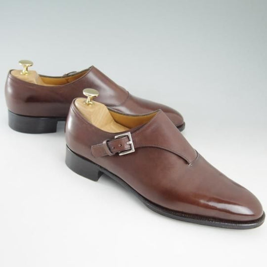 ★ジョンロブ 7E【定価20万円以上★プレステージライン/Jermyn2/ジャーミン】サイドモンク/7000ラスト/赤茶/JOHN LOBB★d067