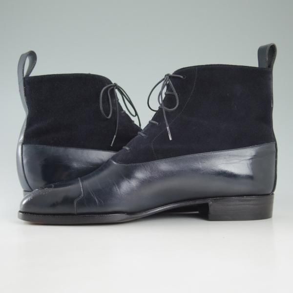★(仏)オーベルシー SIZE 5.5【定価15万円以上★(神戸三宮)CINQUECLASSICO別注/スエード×カーフ】ブーツ/チンクエクラシコ/AUBERCY★d068