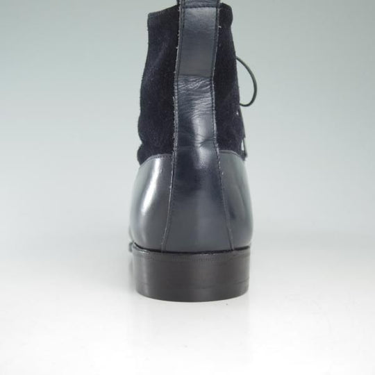 ★(仏)オーベルシー SIZE 5.5【定価15万円以上★(神戸三宮)CINQUECLASSICO別注/スエード×カーフ】ブーツ/チンクエクラシコ/AUBERCY★d068