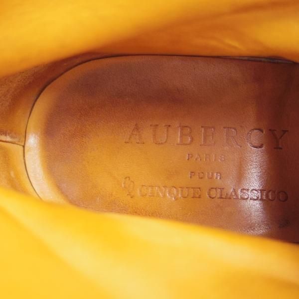 ★(仏)オーベルシー SIZE 5.5【定価15万円以上★(神戸三宮)CINQUECLASSICO別注/スエード×カーフ】ブーツ/チンクエクラシコ/AUBERCY★d068