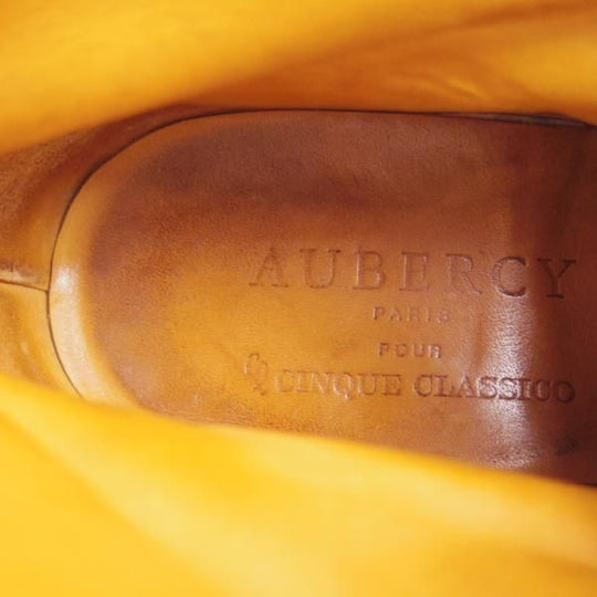 ★(仏)オーベルシー SIZE 5.5【定価15万円以上★(神戸三宮)CINQUECLASSICO別注/スエード×カーフ】ブーツ/チンクエクラシコ/AUBERCY★d068