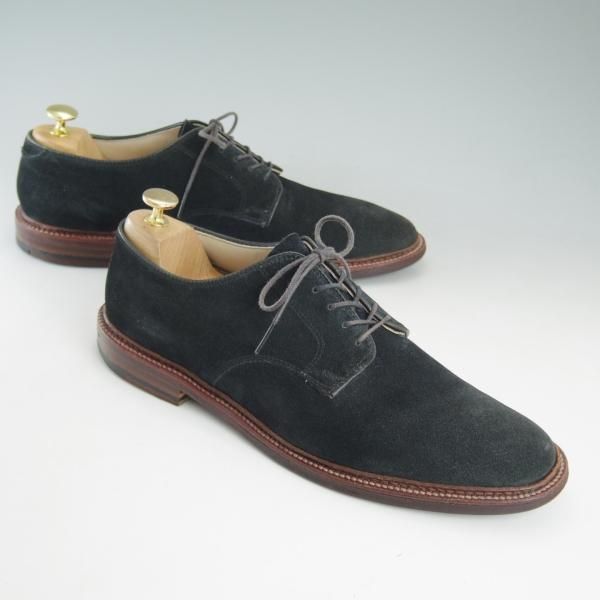 美品★オールデン 9.5D【★(ハワイ)LEATHER SOUL別注/レザーソウル】バリーラスト/29331F/スエード/プレーントゥ/ネイビー/Alden★d070