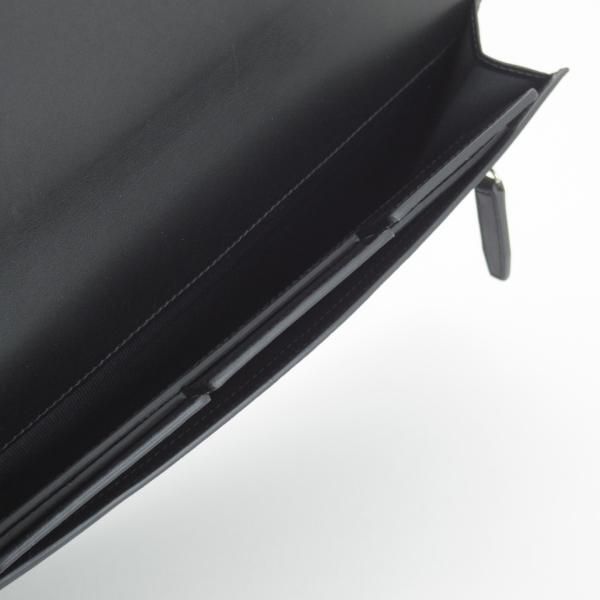ほぼ未使用★(英)スマイソン/SMYTHSON【定価6万円以上★トラベルウォレット】レザー/黒/財布&パスポート/メンズ&レディース★d017