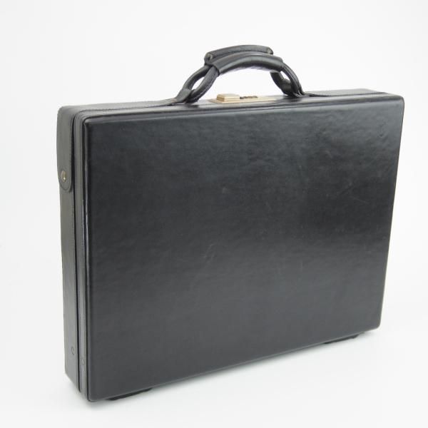 極上★(米)ハートマン/hartmann luggage【定価20万円以上★アタッシュケース/ベルティングレザー】メンズ レザー ビジネス バッグ/黒★N5264