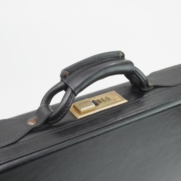 極上★(米)ハートマン/hartmann luggage【定価20万円以上★アタッシュケース/ベルティングレザー】メンズ レザー ビジネス バッグ/黒★N5264