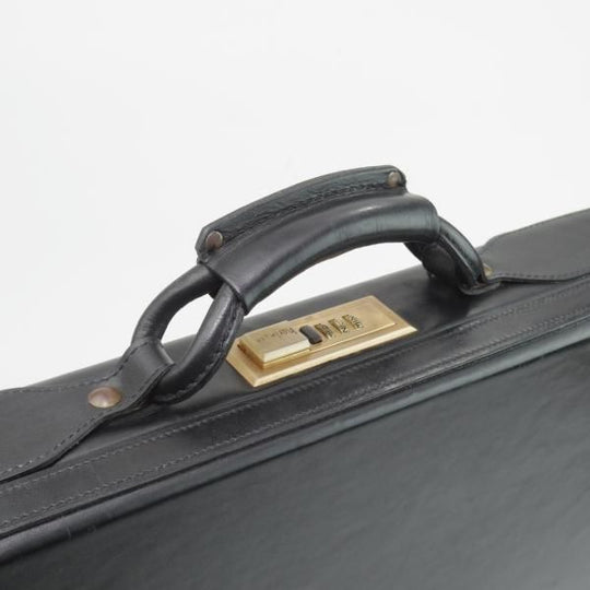 極上★(米)ハートマン/hartmann luggage【定価20万円以上★アタッシュケース/ベルティングレザー】メンズ レザー ビジネス バッグ/黒★N5264