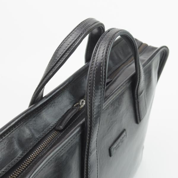 極上★ダニエル&ボブ【★バーニーズ ニューヨーク別注/BARNEYS NEWYORK】メンズ ビジネス レザー ブリーフ バッグ/黒/Daniel&Bob★N5267