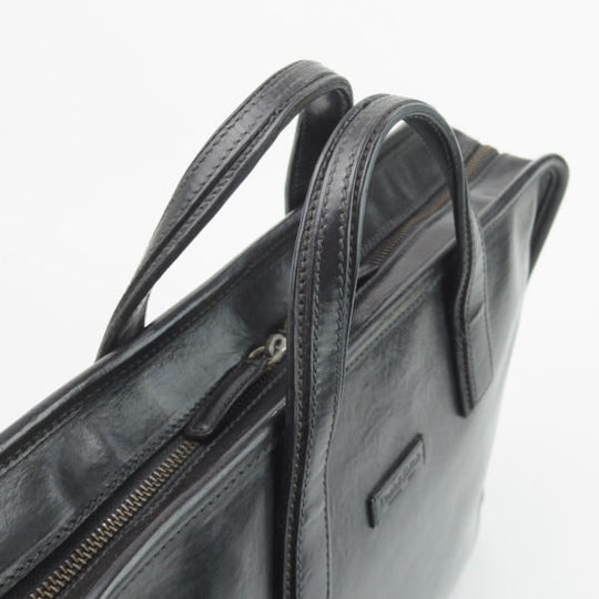 極上★ダニエル&ボブ【★バーニーズ ニューヨーク別注/BARNEYS NEWYORK】メンズ ビジネス レザー ブリーフ バッグ/黒/Daniel&Bob★N5267