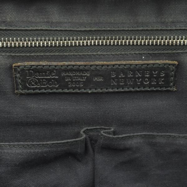 極上★ダニエル&ボブ【★バーニーズ ニューヨーク別注/BARNEYS NEWYORK】メンズ ビジネス レザー ブリーフ バッグ/黒/Daniel&Bob★N5267