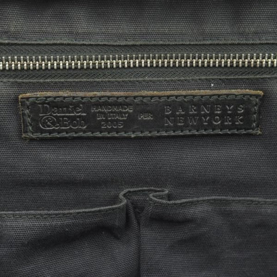 極上★ダニエル&ボブ【★バーニーズ ニューヨーク別注/BARNEYS NEWYORK】メンズ ビジネス レザー ブリーフ バッグ/黒/Daniel&Bob★N5267