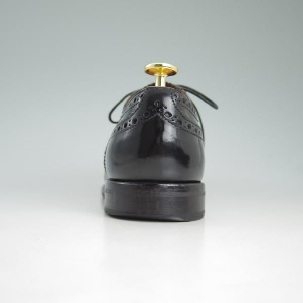 極上★チャーチ(レディース) SIZE 37【★バーウッド/BURWOOD WG】ポリッシュドバインダーカーフ/フルブローグ/黒/Church's★d077