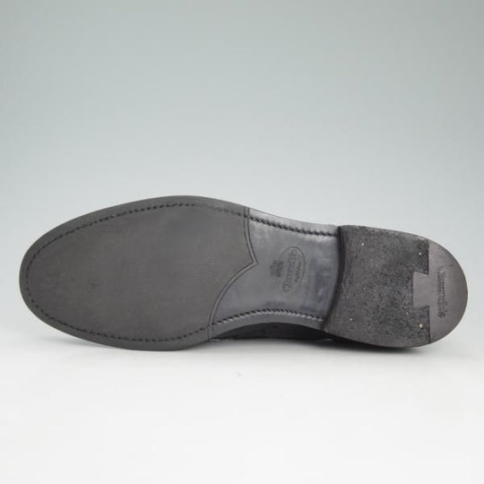 極上★チャーチ(レディース) SIZE 37【★バーウッド/BURWOOD WG】ポリッシュドバインダーカーフ/フルブローグ/黒/Church's★d077